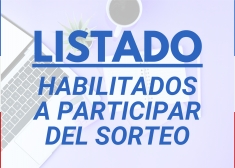 Listado de habilitados para el sorteo de los concursos externos de la Junta cargos Administrativos