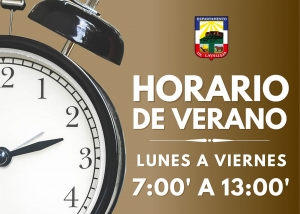 Receso y horario de verano.