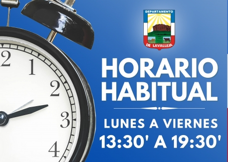 Horario de invierno.