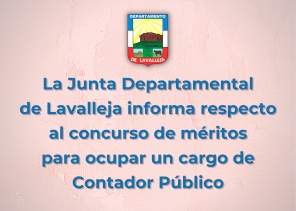 La Junta Departamental informa a la ciudadanía.