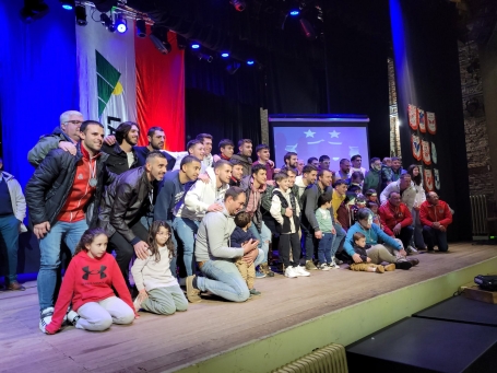 La Junta homenajeó a las Selecciones de Fútbol de Lavalleja en el Teatro Lavalleja.