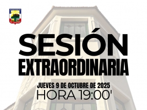 Sesión Extraordinaria del día jueves 9 de octubre de 2025.