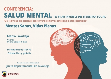 La Junta Departamental de Lavalleja invita a conferencia.