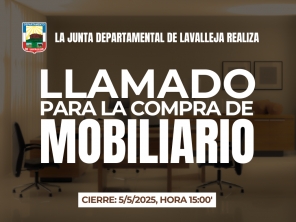 Llamado a precios para la compra del mobiliario para la nueva sede de la Junta Departamental